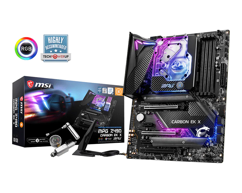 MSI MPG Z490 CARBON EK X